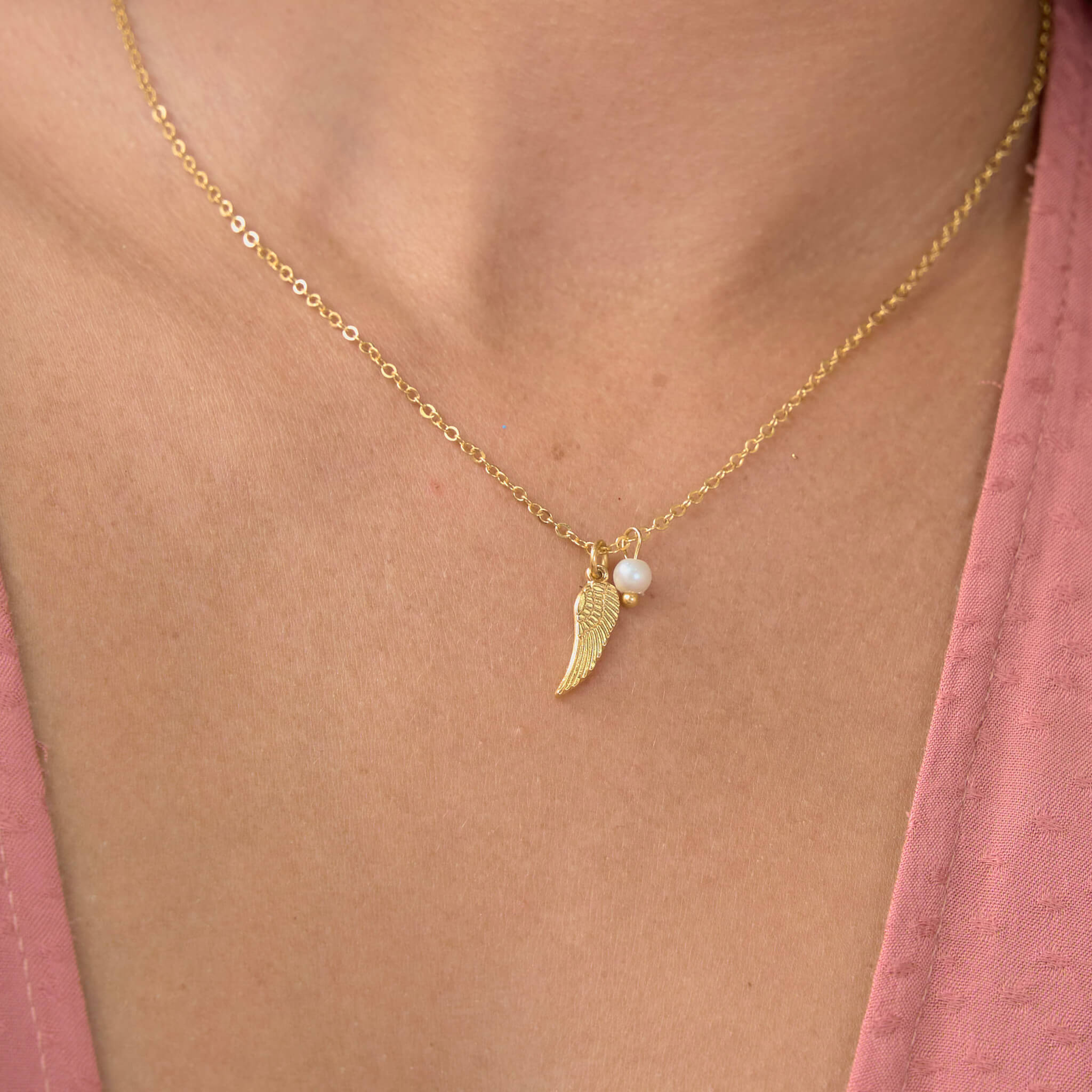 Cadena Ala de Ángel Con Significado