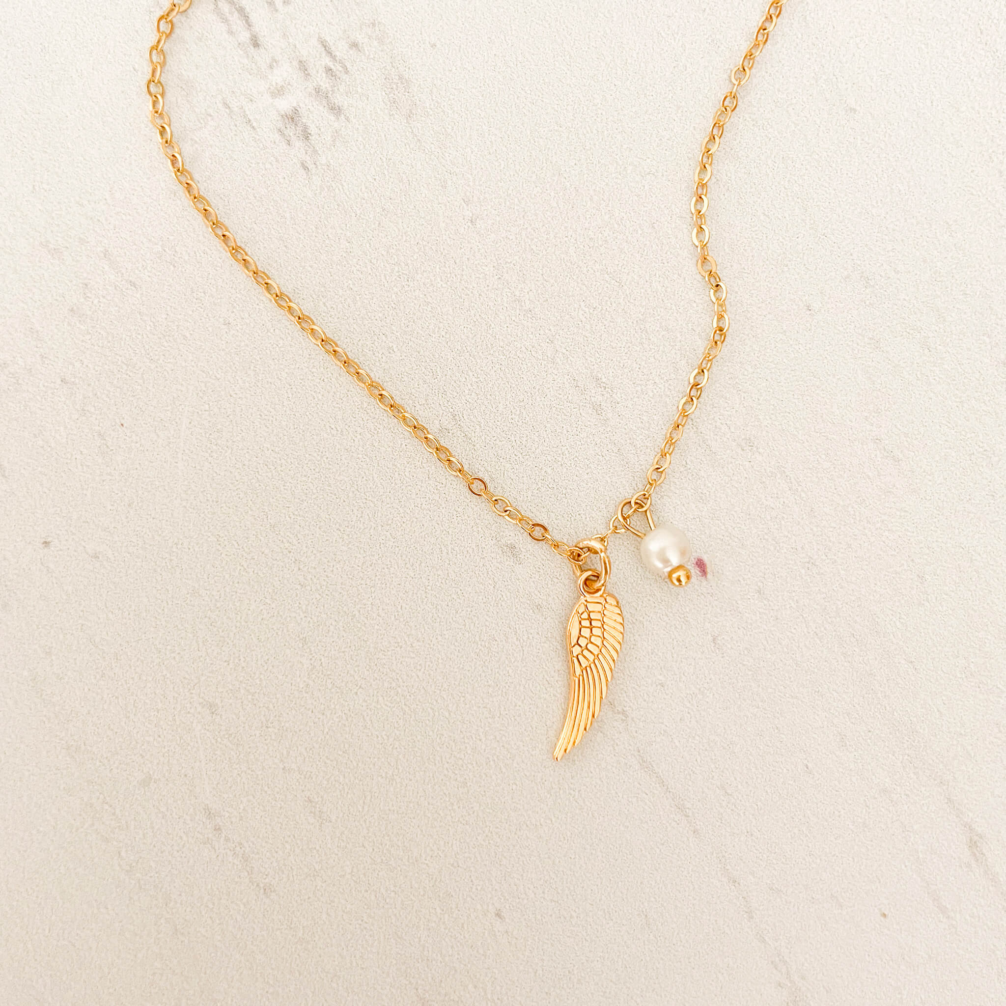 Cadena Ala de Ángel Con Significado