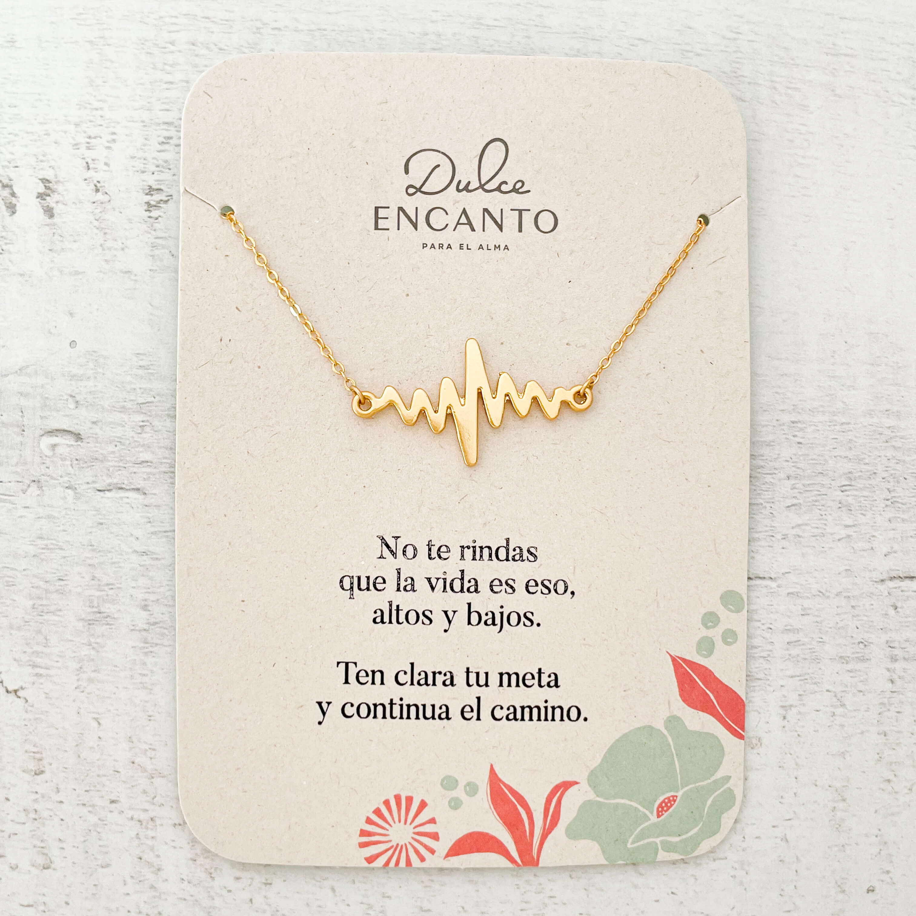 Cadena Línea de la Vida Electrocardiograma Con Significado