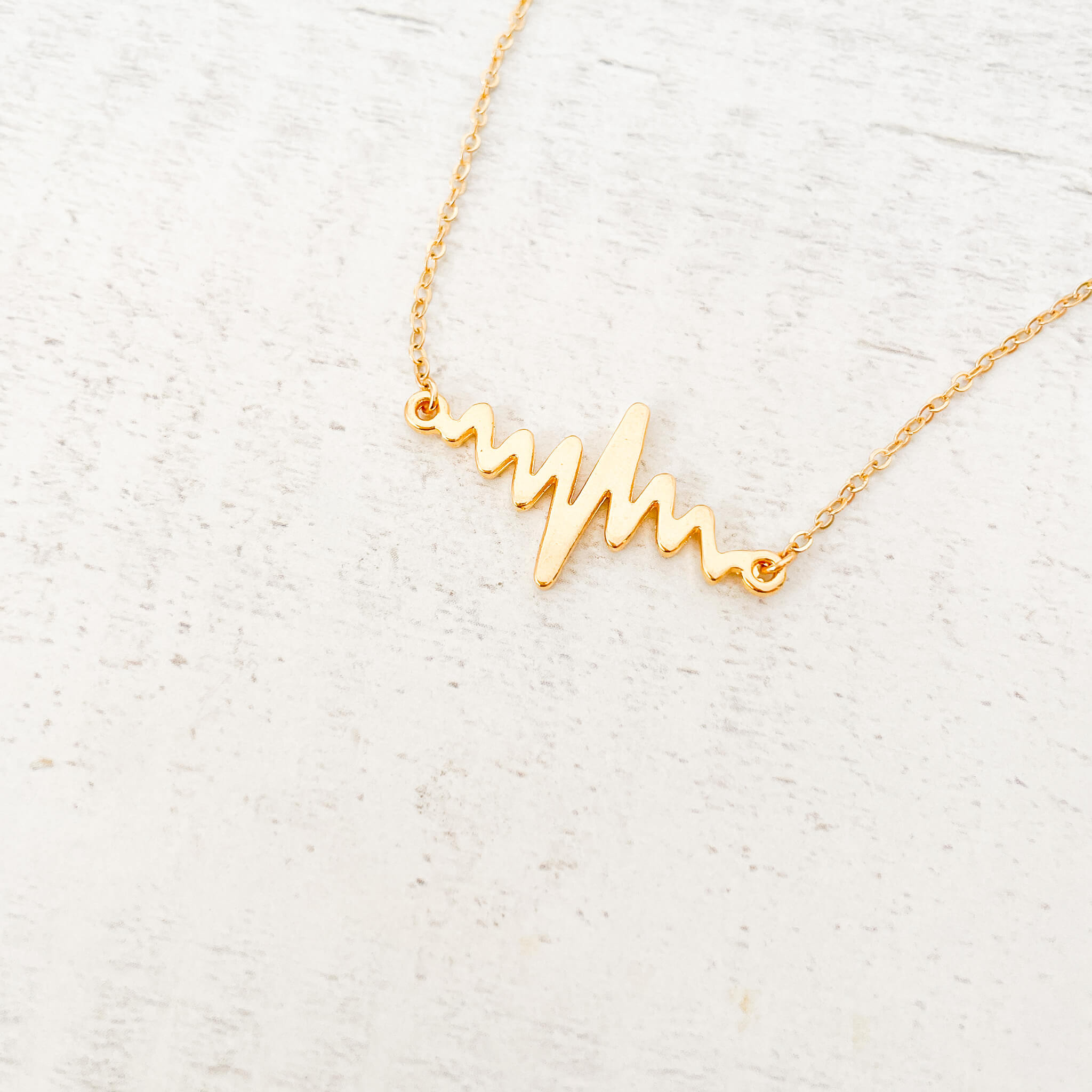 Cadena Línea de la Vida Electrocardiograma Con Significado