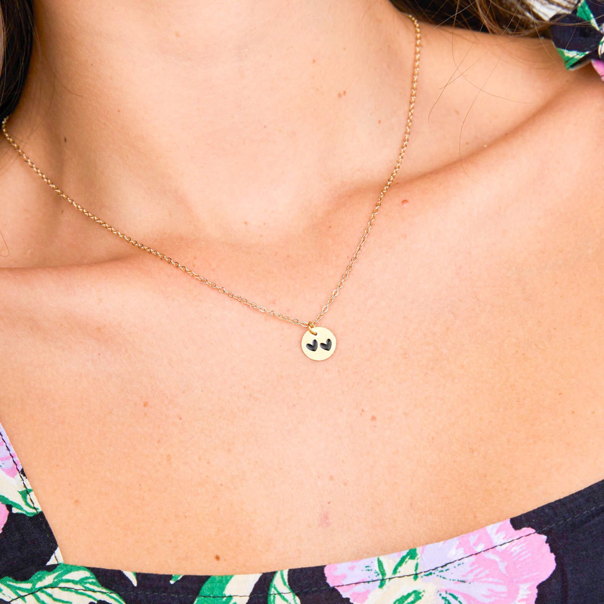 Cadena Mamá e Hija Dos Corazones