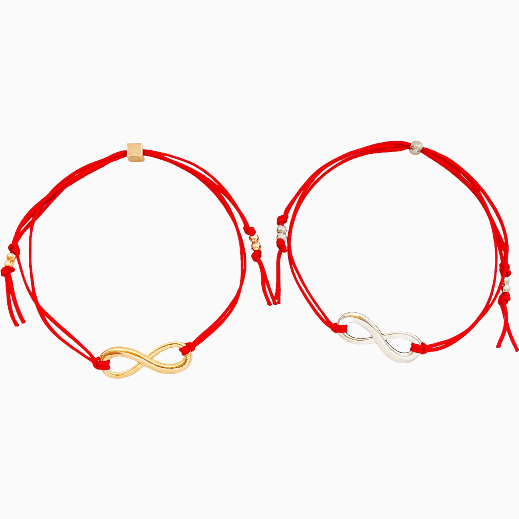 Pulsera Parejas Infinito Hilo Rojo