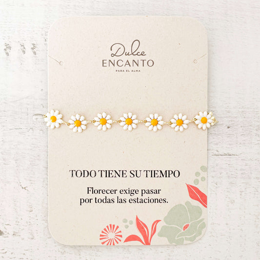Pulsera Flores Margaritas Con Significado