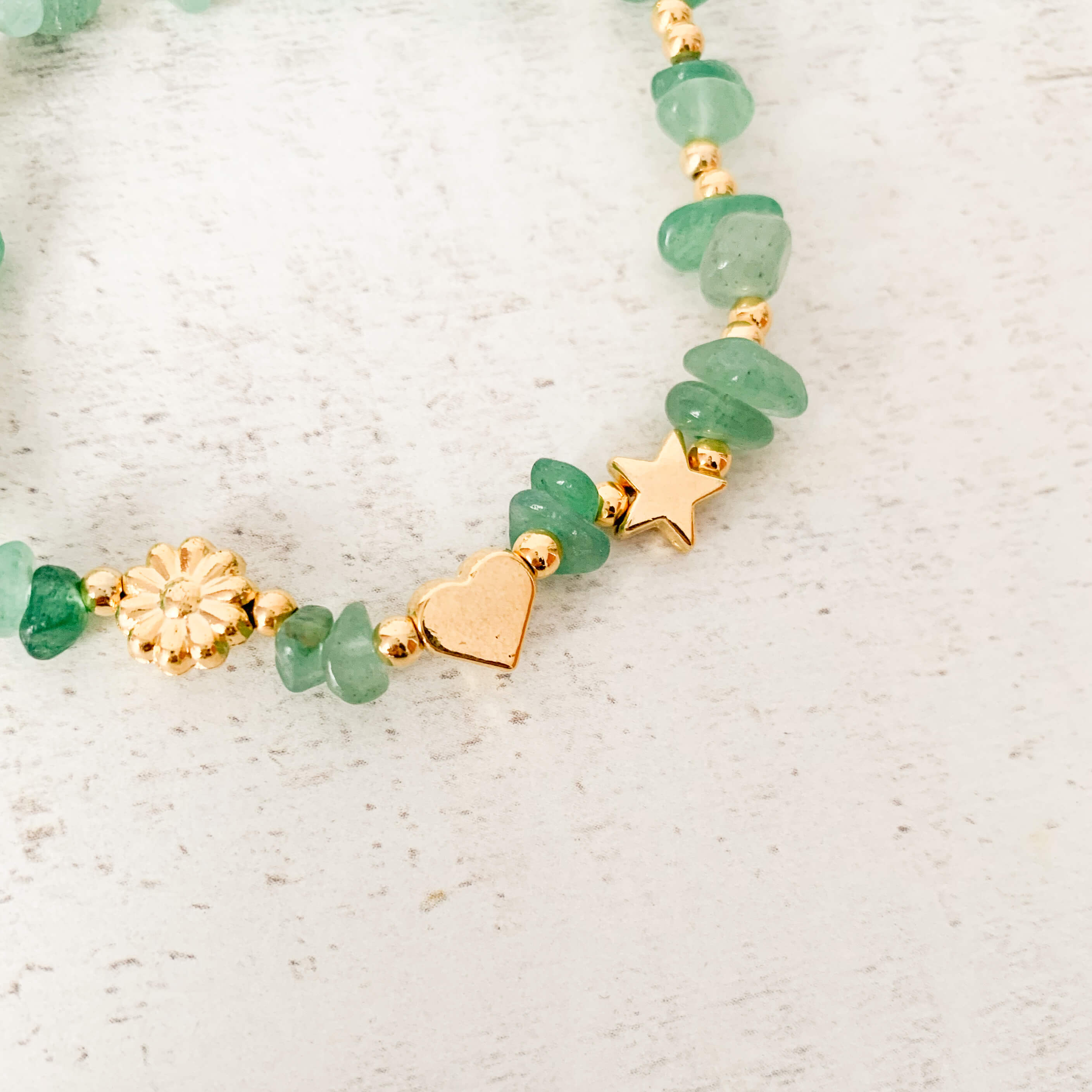 Pulsera Jade Verde Piedra Natural 3 Intenciones Con Significado