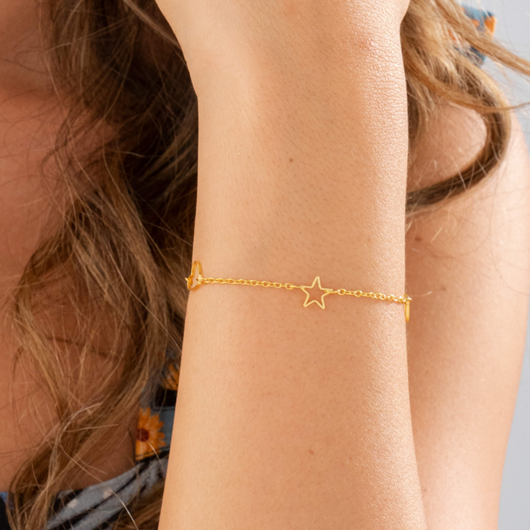 Pulsera Broche Estrellas Corazones Silueta Con Significado