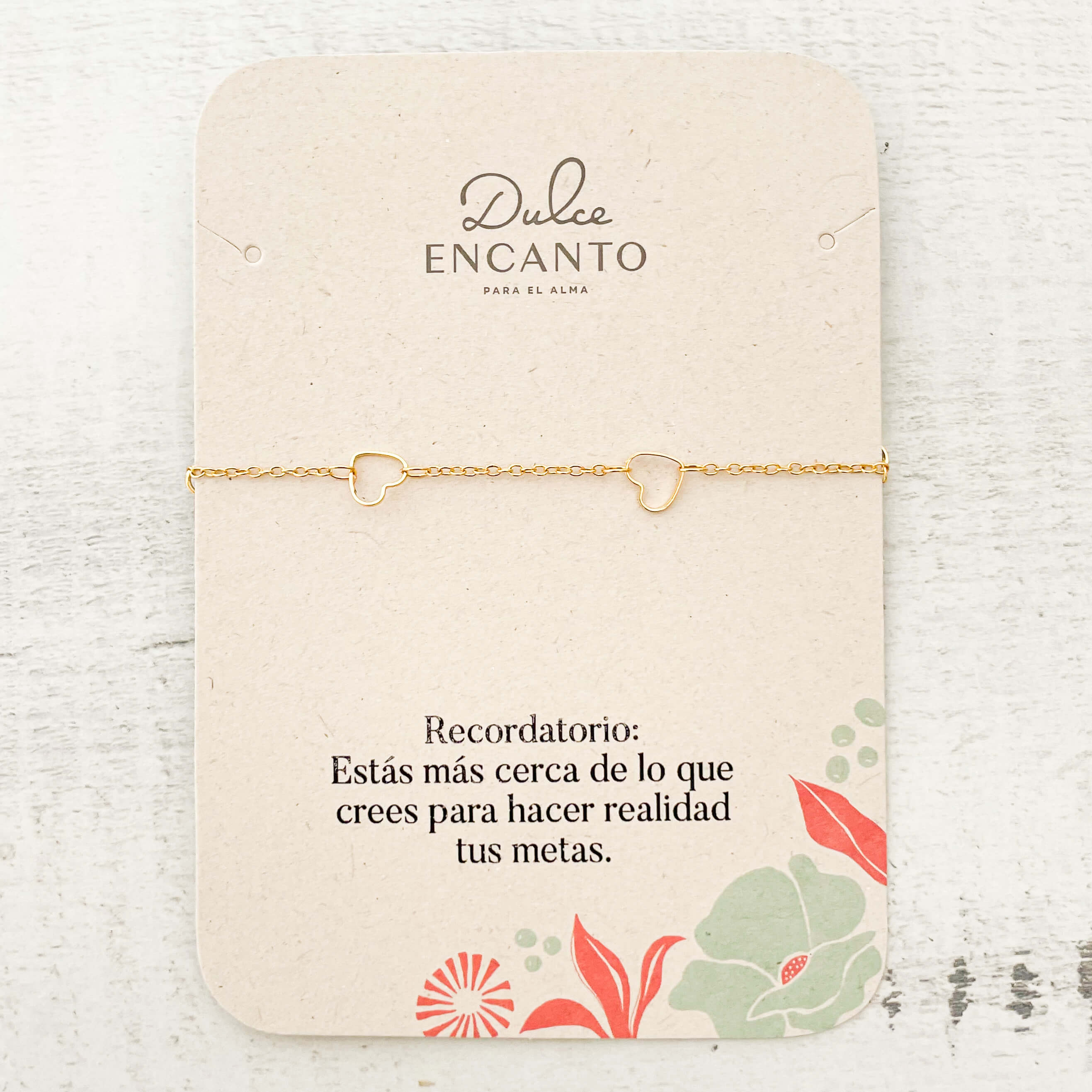 Pulsera Broche Corazones Silueta Con Significado