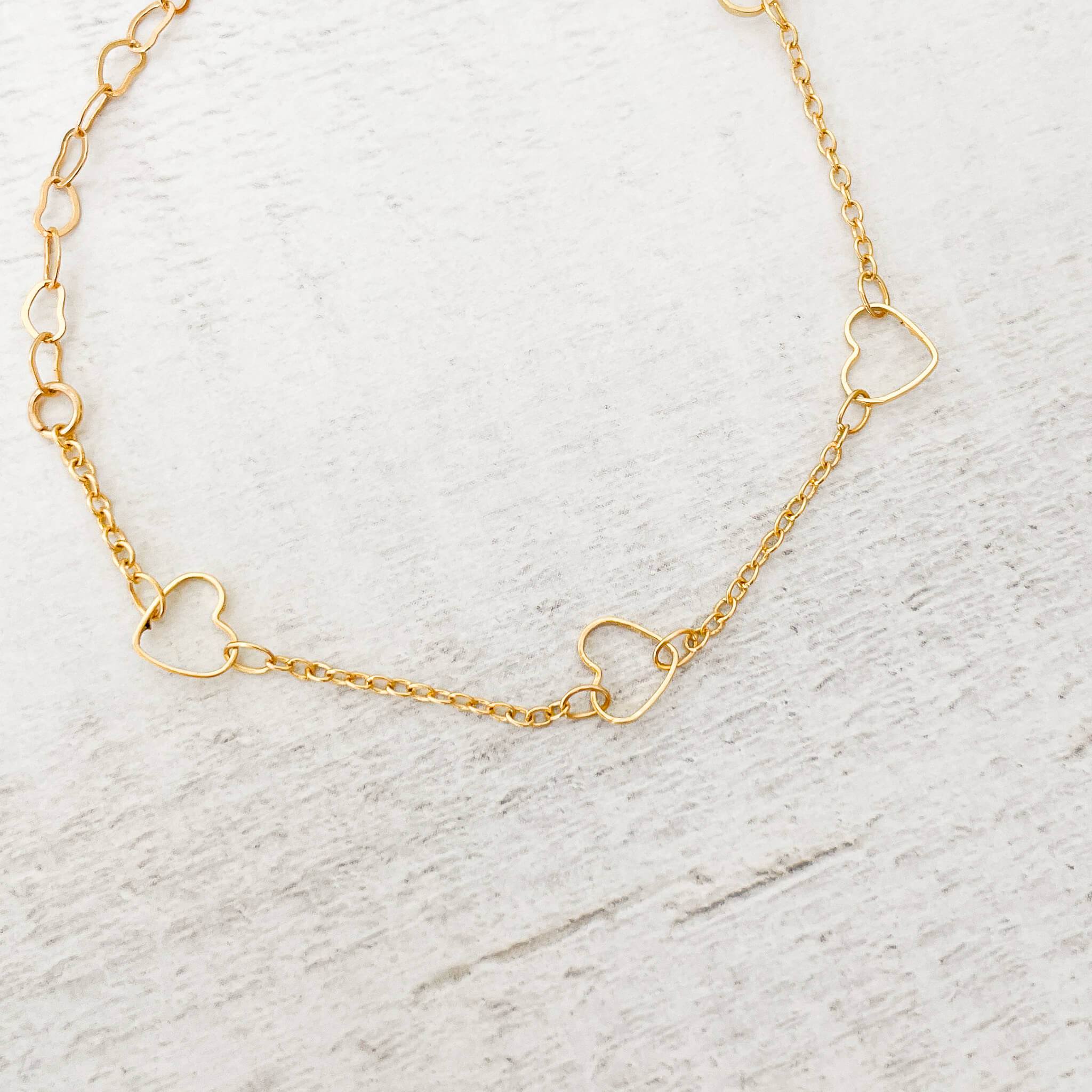 Pulsera Broche Corazones Silueta Con Significado