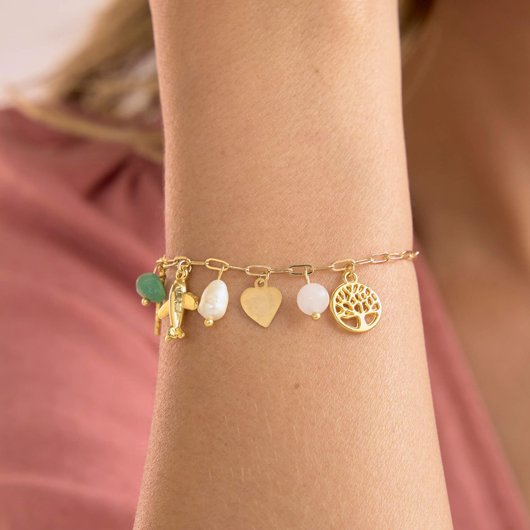 Pulsera Broche Intenciones Viajes Prosperidad Con Significado
