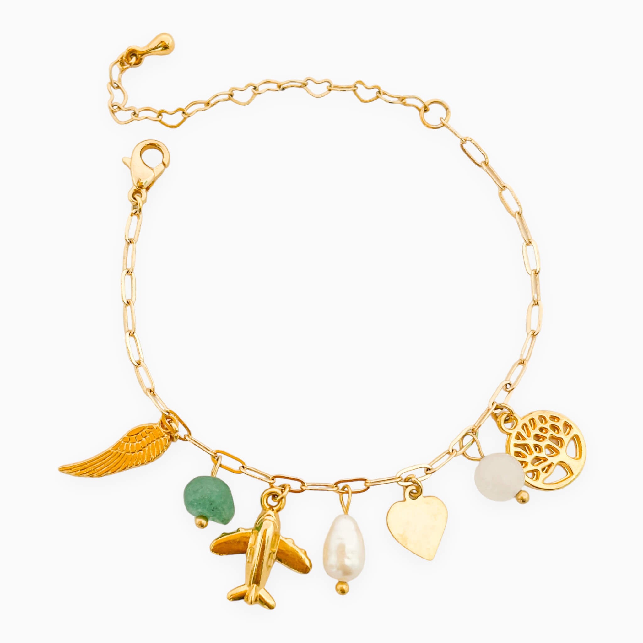 Pulsera Broche Intenciones Viajes Prosperidad Con Significado