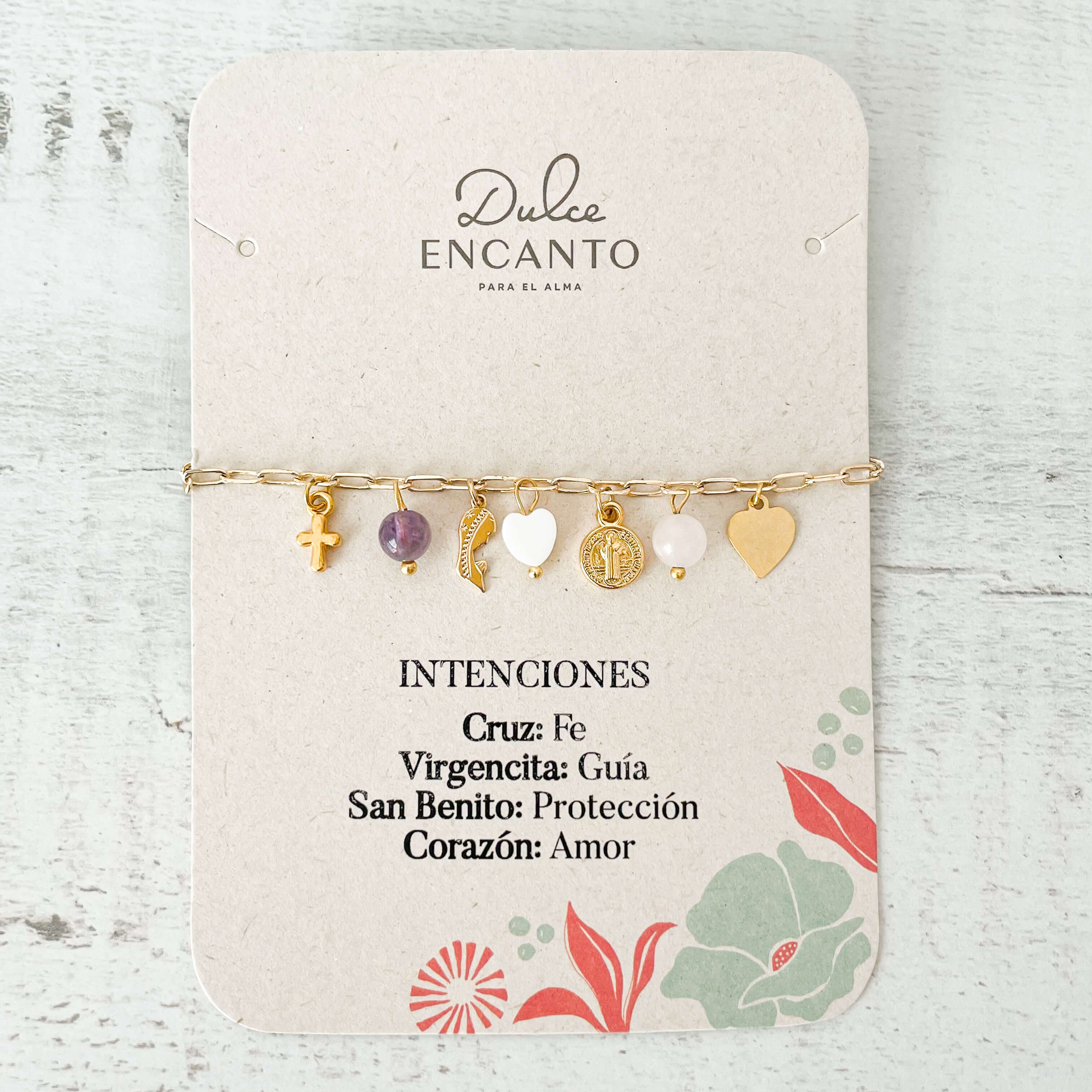 Pulsera Broche Fe Amor Con Significado