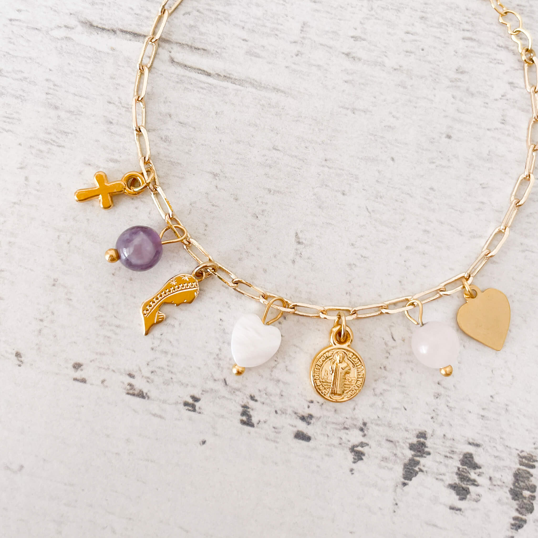 Pulsera Broche Fe Amor Con Significado