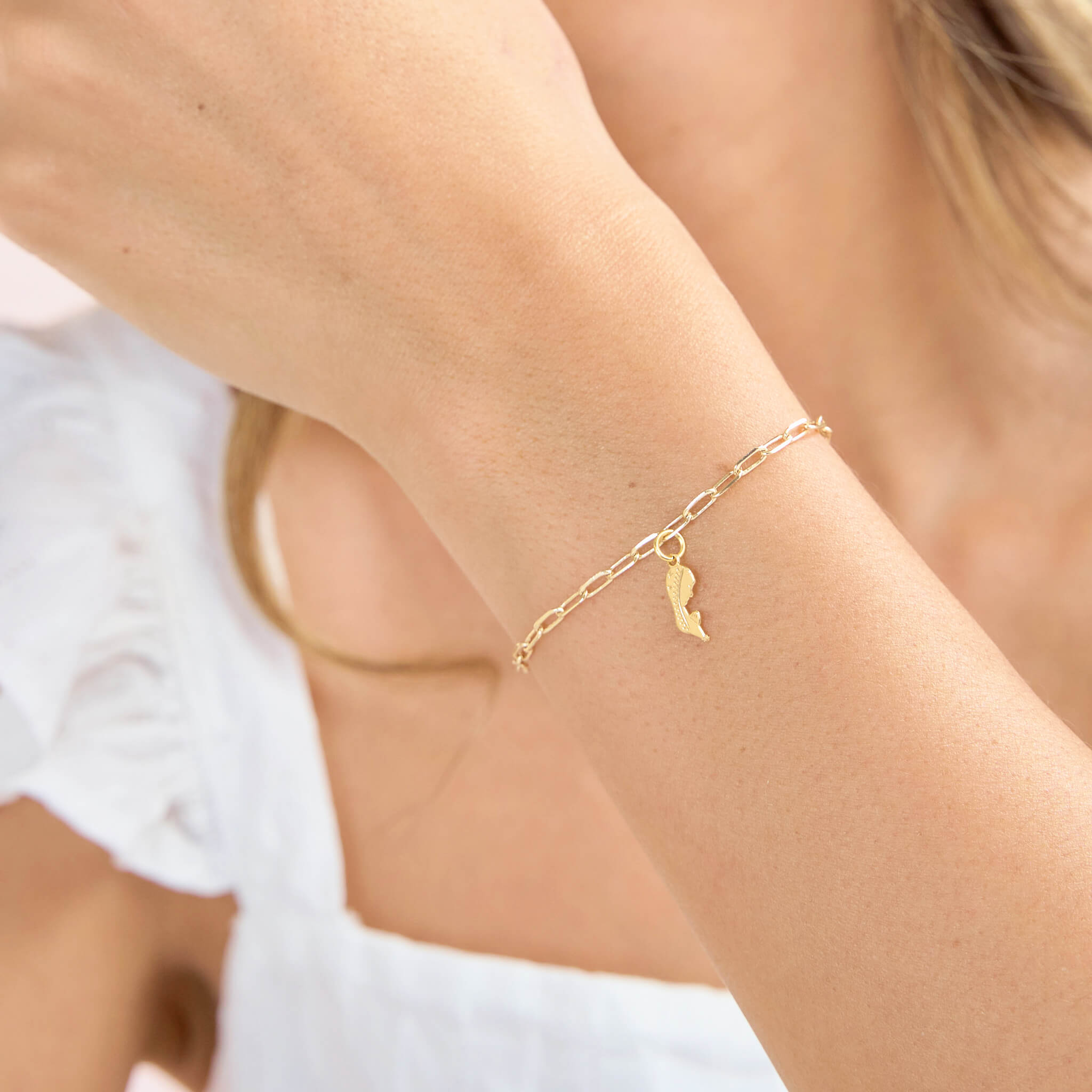 Pulsera Virgencita Broche Cadena Grande Con Significado