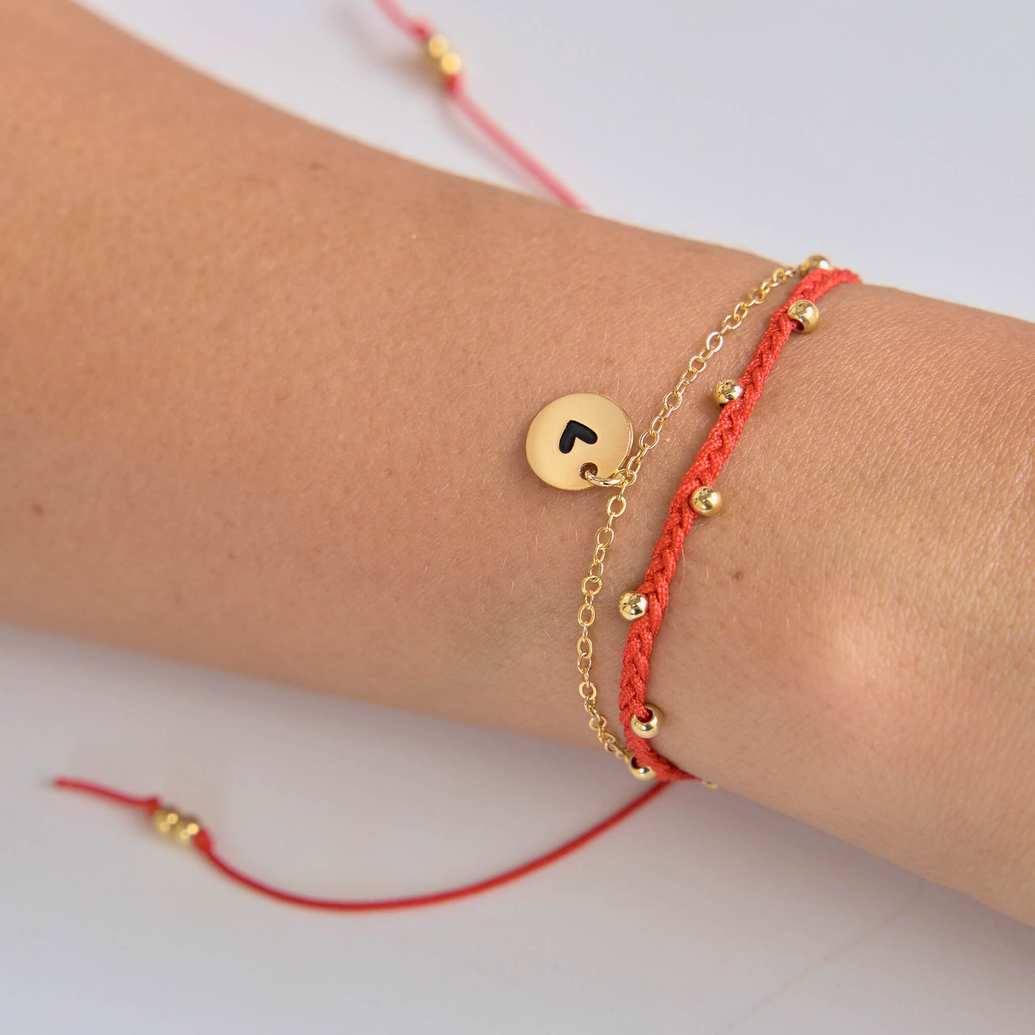 Pulsera Trenza Cadena Corazón Hilo Rojo Con Significado