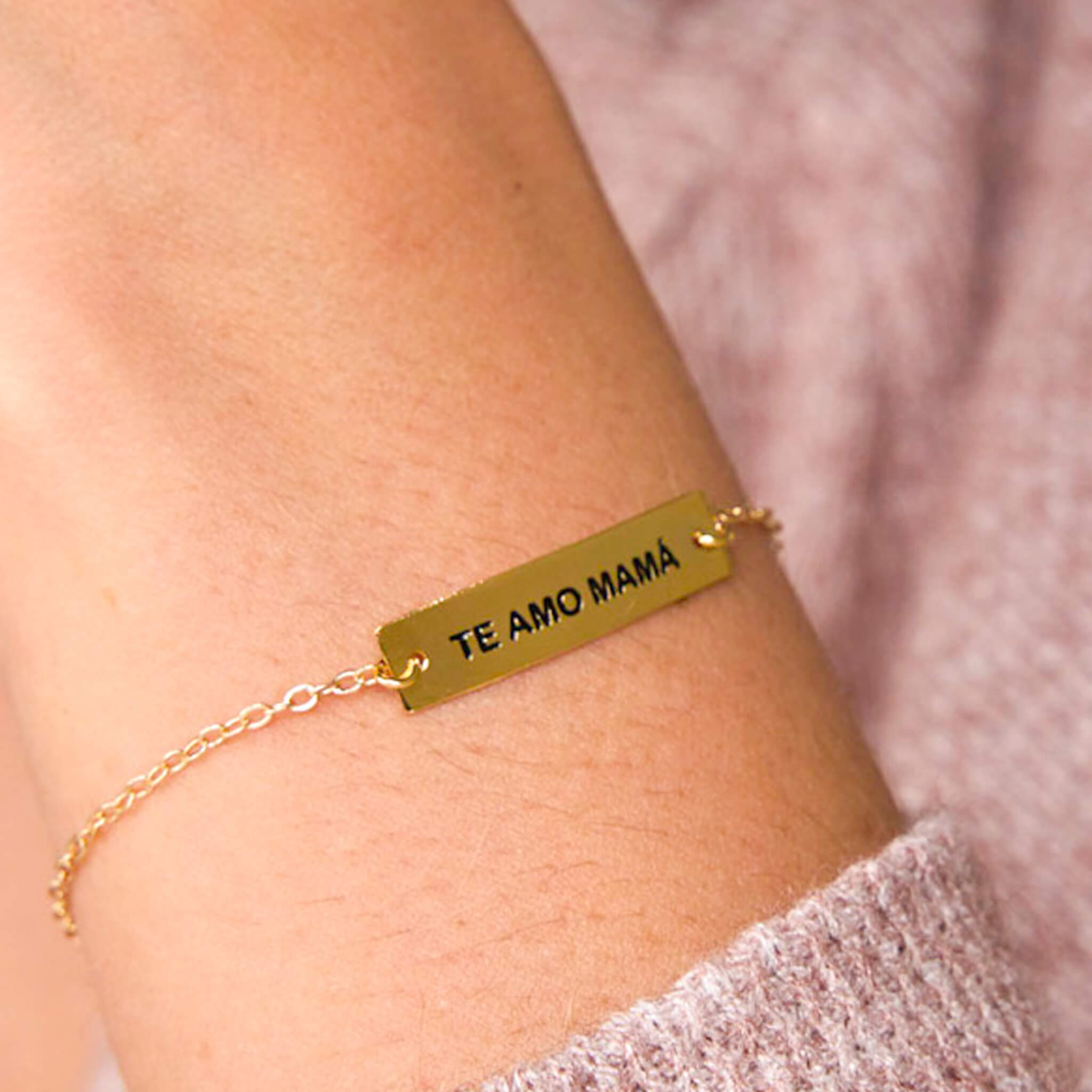 Pulsera Te Amo Mamá Broche