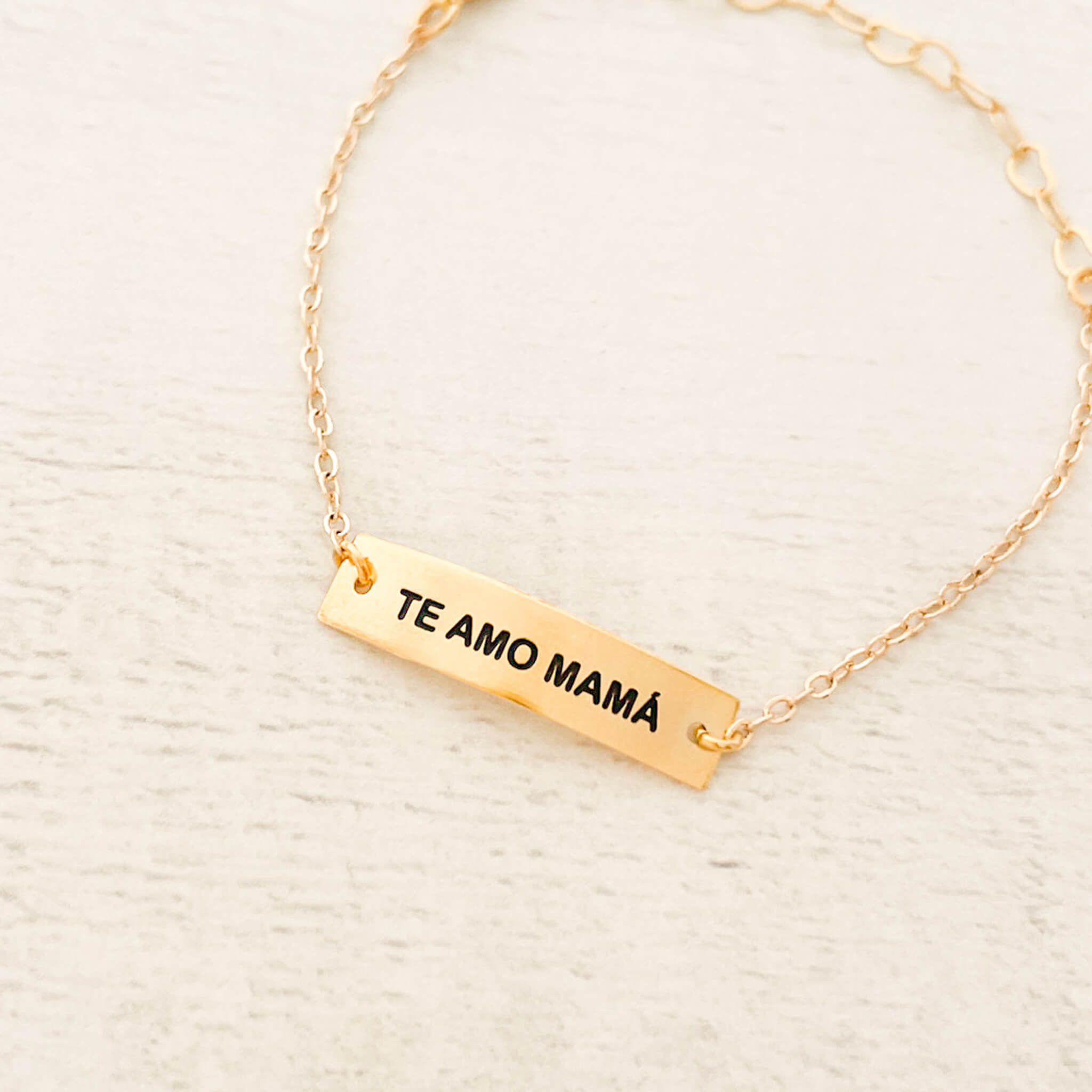 Pulsera Te Amo Mamá Broche