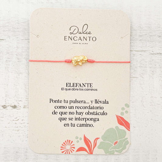 Pulsera Hilo Elefante Con Significado