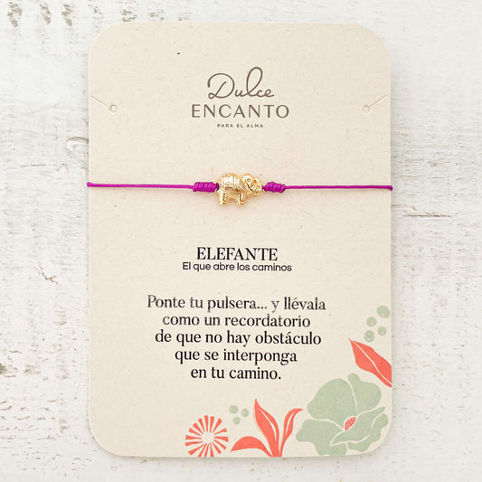 Pulsera Hilo Elefante Con Significado