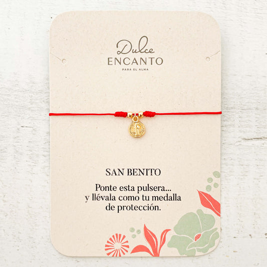 Pulsera Hilo San Benito Con Significado