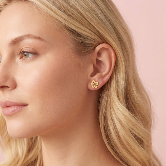 Aretes Flor Tropical