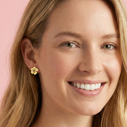 Aretes Flor Tropical