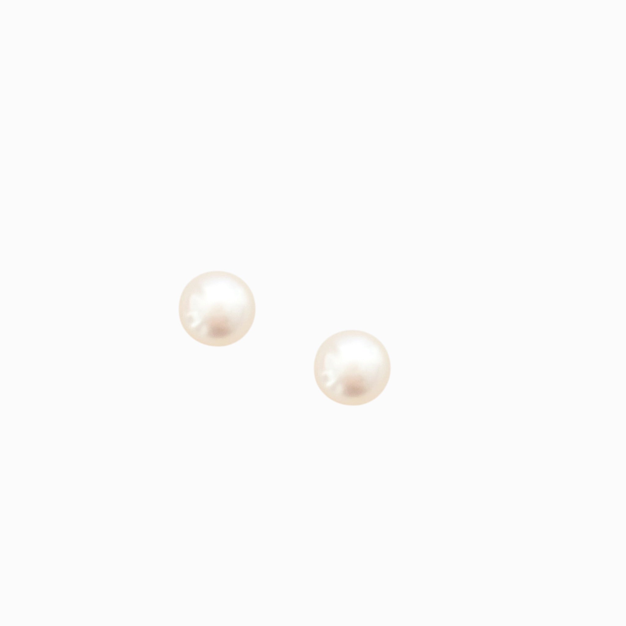 Topos Perla Base Dorada 6 mm