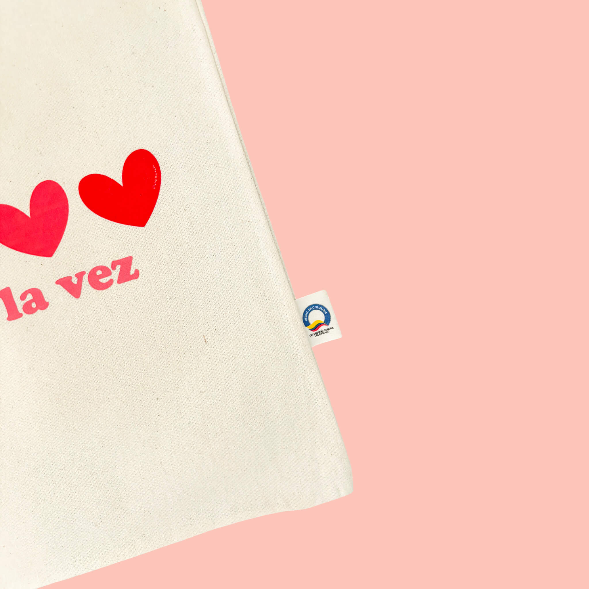Tote Eco Bag Corazones “Un Día a la Vez”