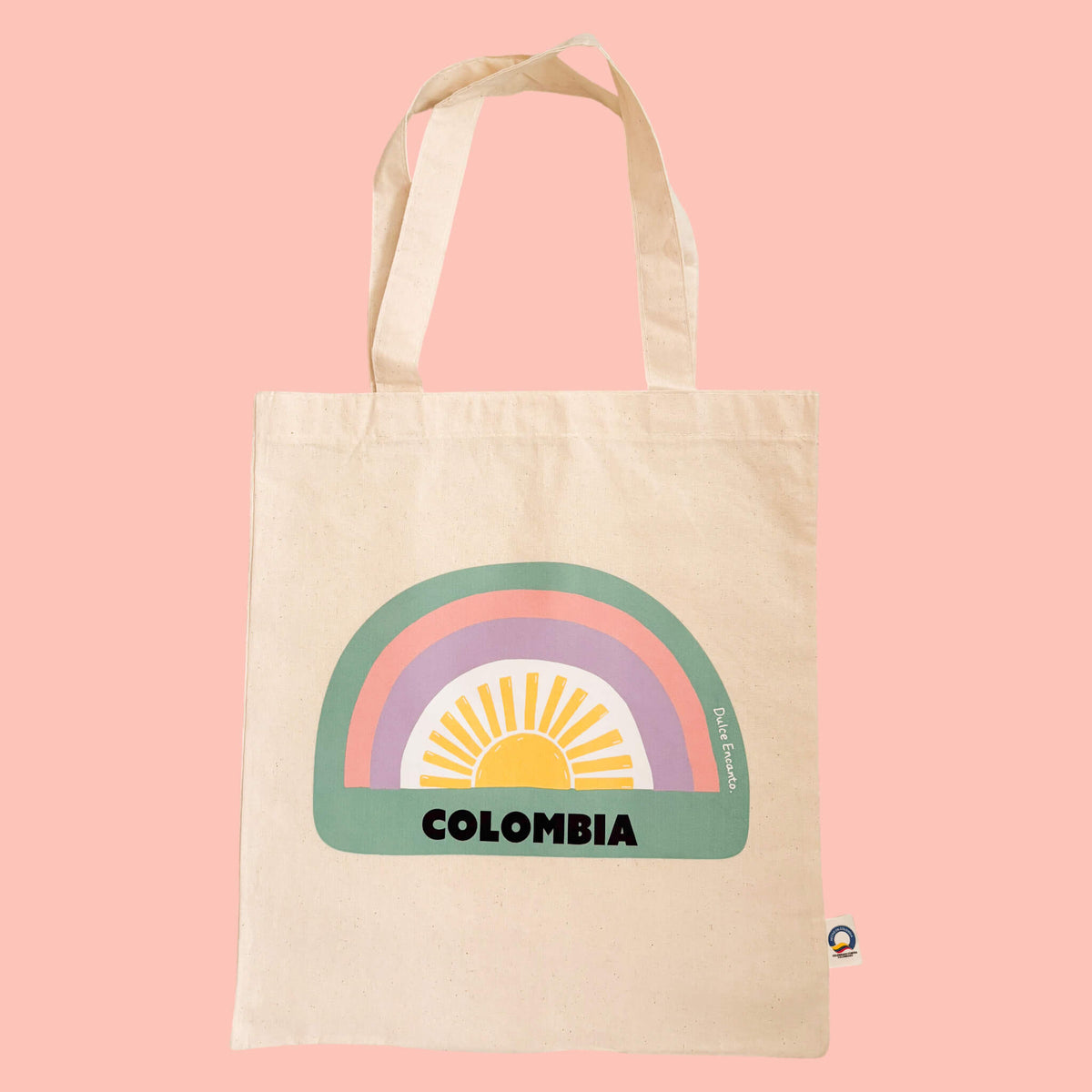 Tote Bag Colombia Sol Arcoíris