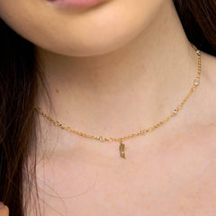 Collar Virgencita Zircón Con Significado