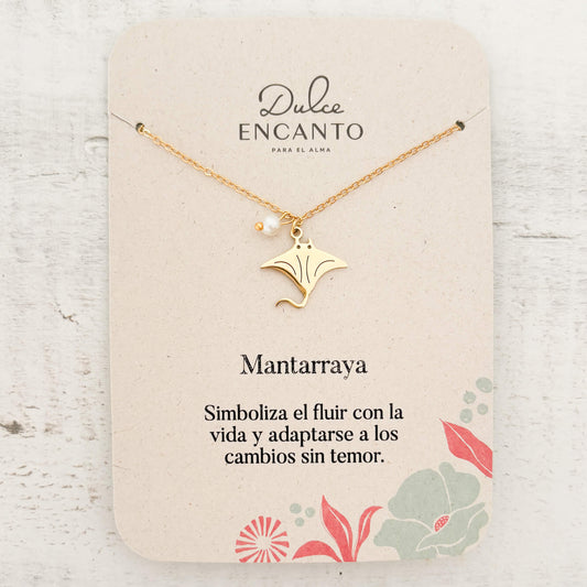 Cadena Mantarraya Océano Con Significado