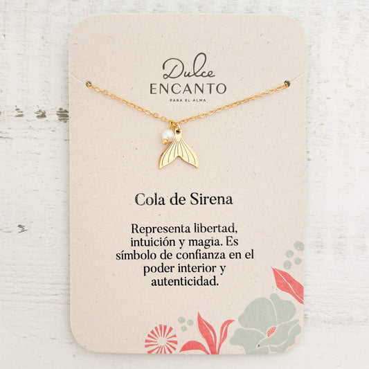 Cadena Cola de Sirena Océano Con Significado