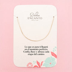 Cadena Ajustable para Dijes Personalizados