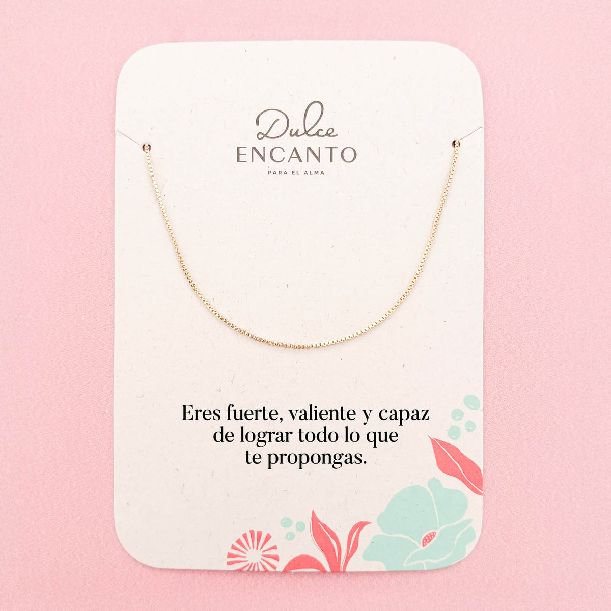 Cadena Ajustable para Dijes Personalizados