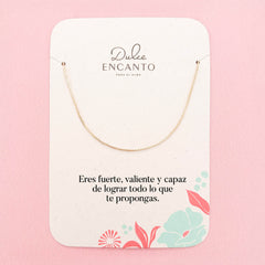 Cadena Ajustable para Dijes Personalizados