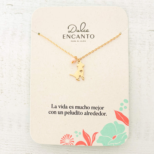 Cadena Perro Corazón