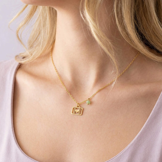 Cadena Maleta Corazón Viajero