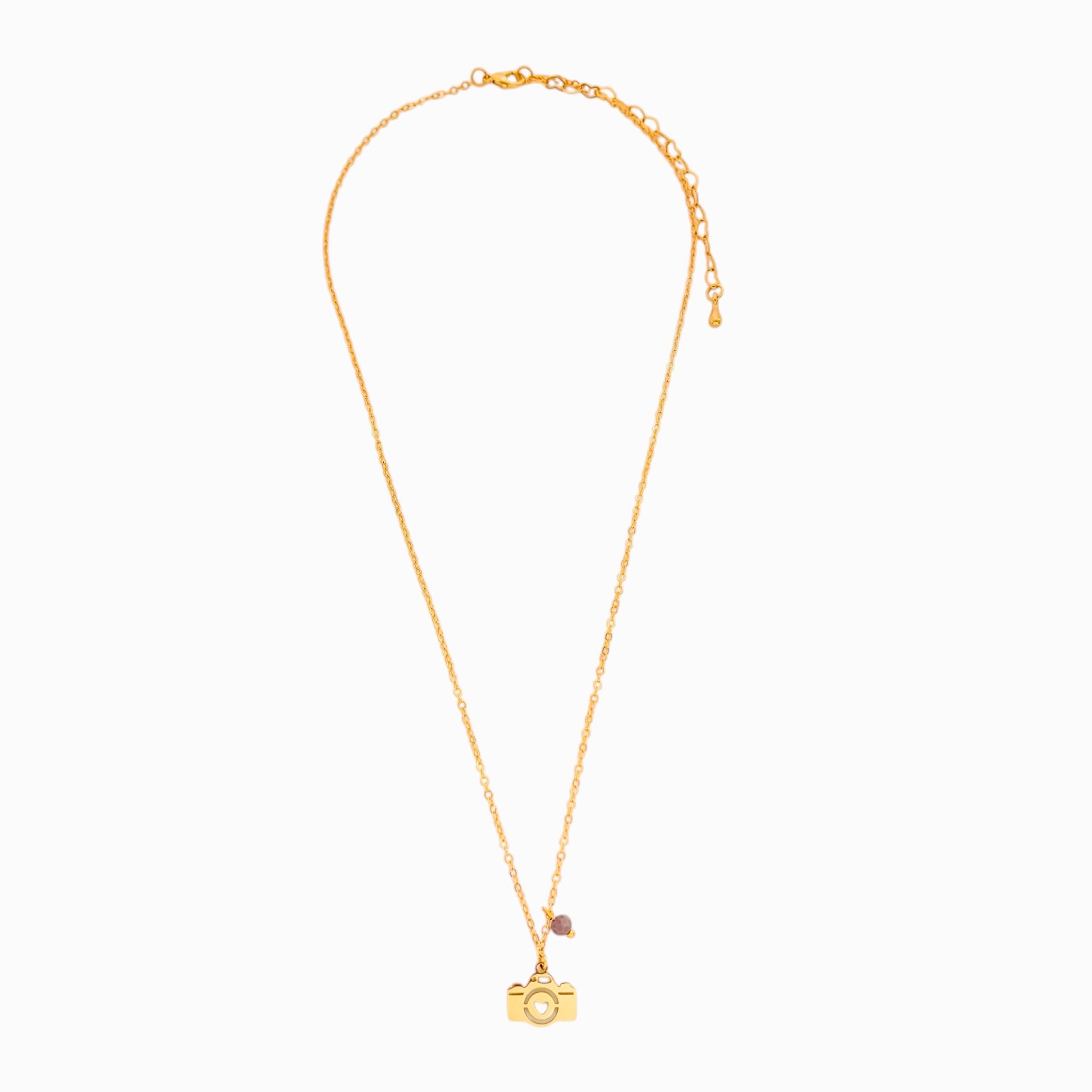 Cadena Cámara de Fotos Corazón