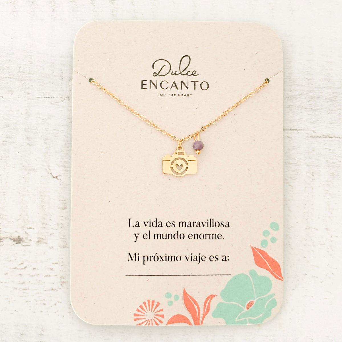 Cadena Cámara de Fotos Corazón