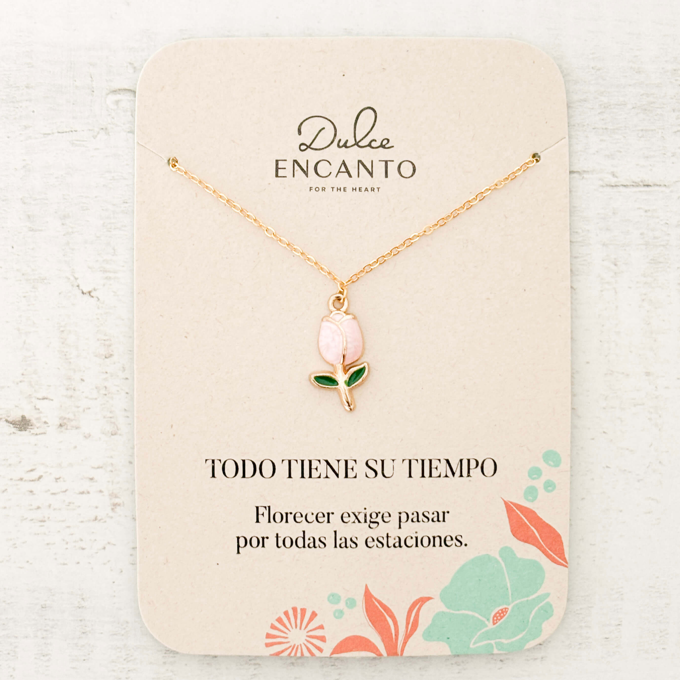 Cadena Tulipán Rosado