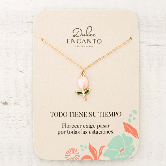Cadena Tulipán Rosado