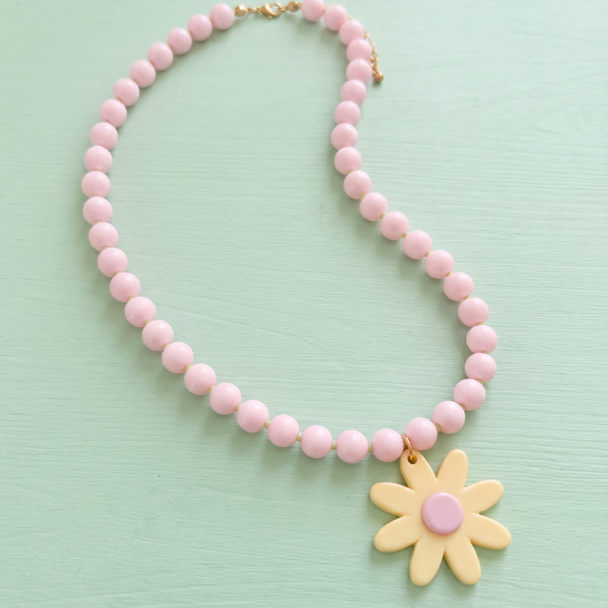 Collar Pepas Maxi Flor Pastel