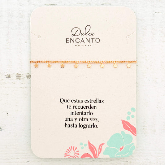 Pulsera Cadena Estrellas Con Significado