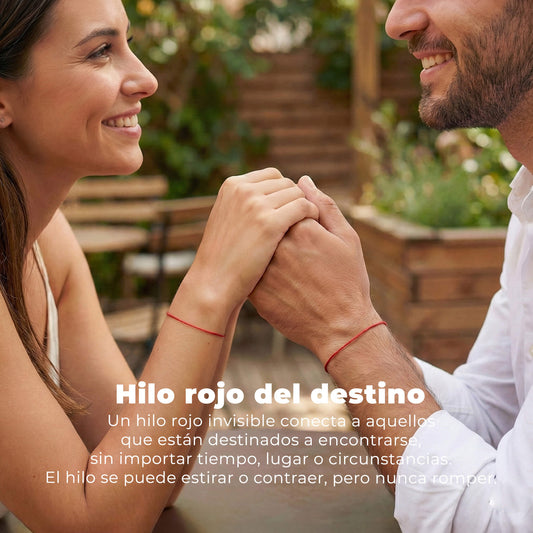 Pulseras Set de 2 Hilo Rojo del Destino Con Significado