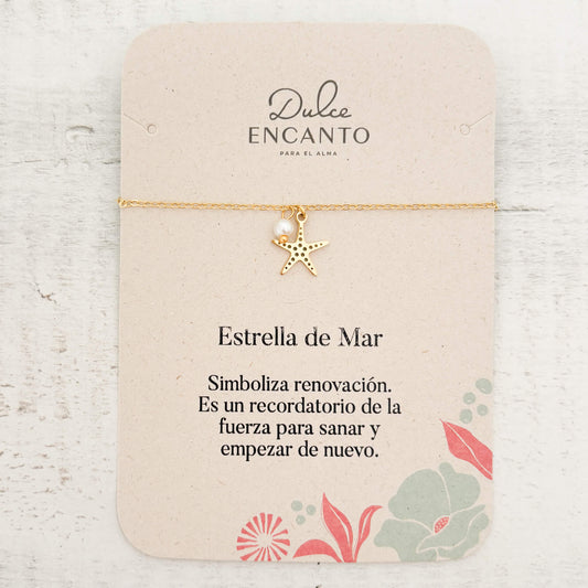 Pulsera Estrella de Mar Océano Con Significado