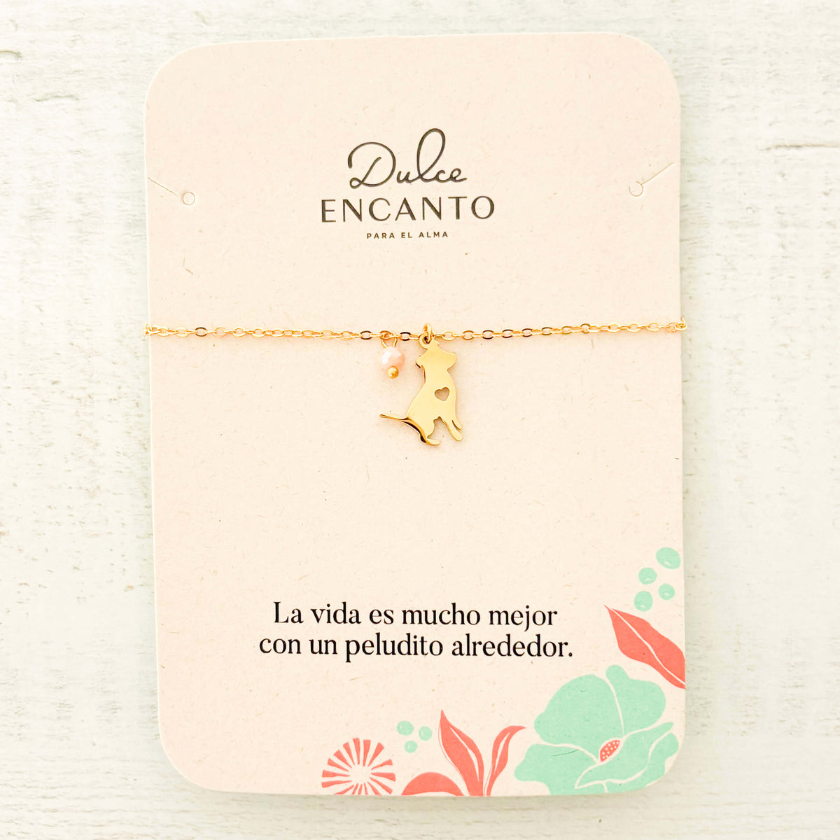 Pulsera Perro Corazón