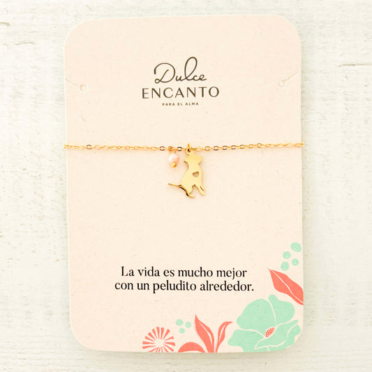 Pulsera Perro Corazón