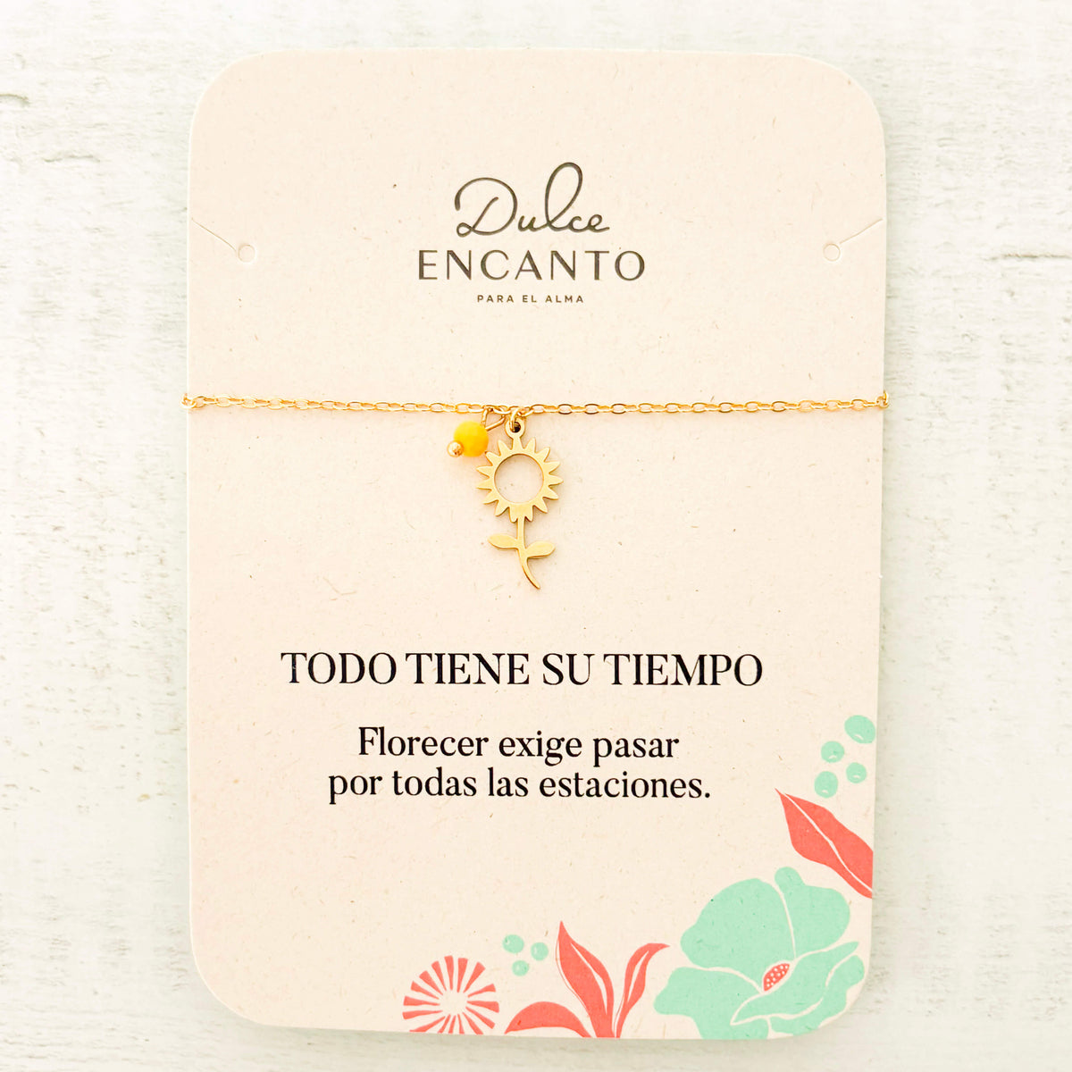 Pulsera Flor Girasol