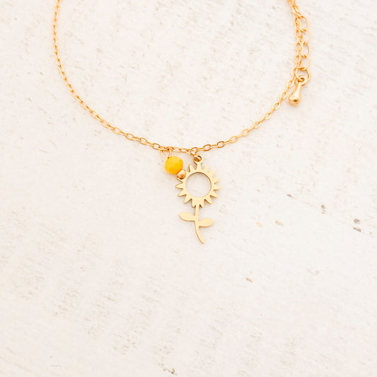 Pulsera Flor Girasol