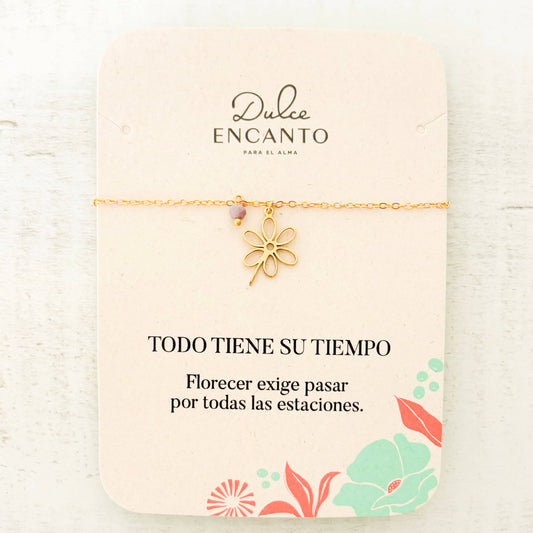 Pulsera Flor Radiante