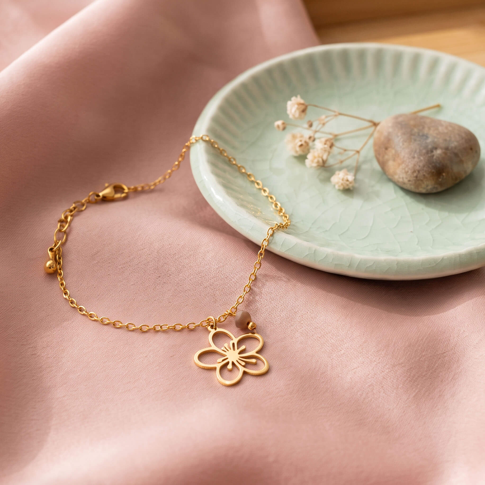 Pulsera Flor Serenidad