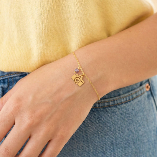 Pulsera Cámara de Fotos Corazón